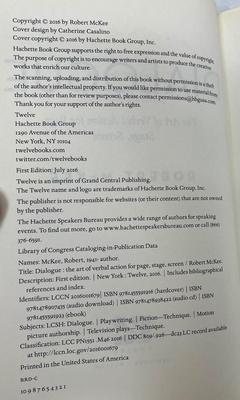 How-To Book: Dialogue, The Art of Verbal Action for the Page, Stage, and Screen