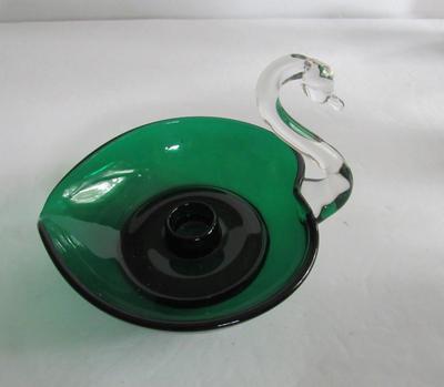 Old Duncan Miller Swan Candle Holder