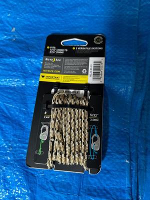 Lot 37. Tarp, Zip Ties and Inflator