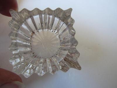 Lot of Old Glass and Lusterware Salt Dips