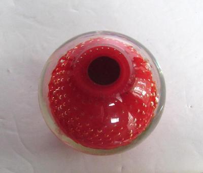 Old Controlled Bubble Glass Paperweight