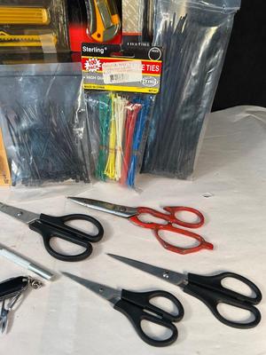 Lot 41 Zip Ties and Cutters