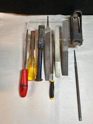 Lot 55 Files & Chisels