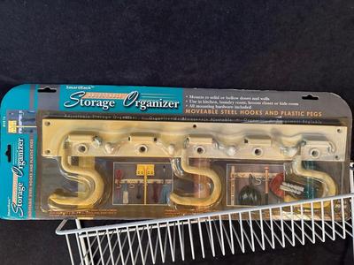 Lot 60. Wire Rack and Asst'd Hooks