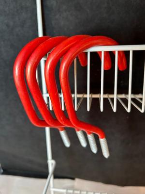 Lot 60. Wire Rack and Asst'd Hooks