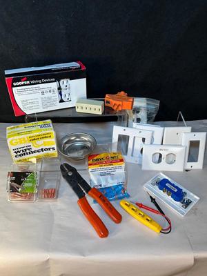 Lot 73. Electrical Parts and Tools