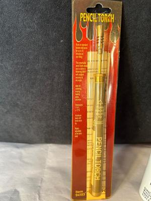 Lot 78. Pencil Torch and Butane Fuel