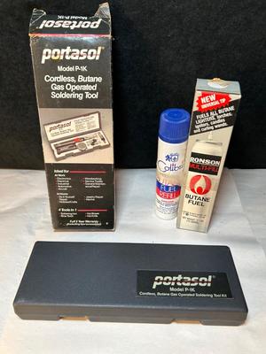 Lot 81 Soldering Tool Kit and Fuel
