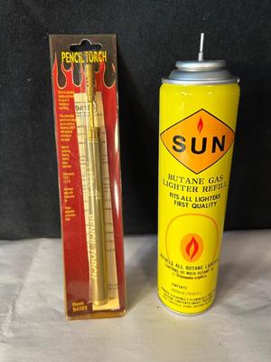 Lot 82. Pencil Torch & Butane