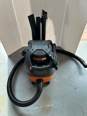 Lot 91. 4 Gal. Wet/Dry Vac and attachments