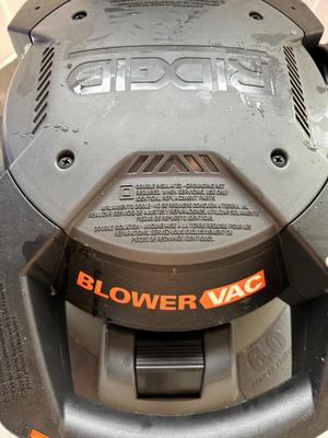 Lot 91. 4 Gal. Wet/Dry Vac and attachments