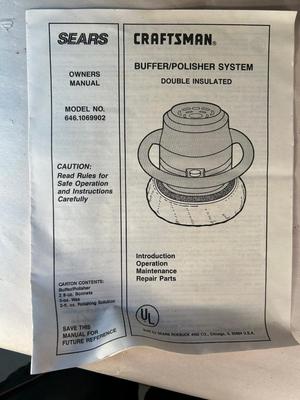 Lot 92 Craftsman Buffer/Polisher