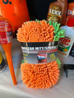 Lot 94. Car Care Supplies and Traffic Cone