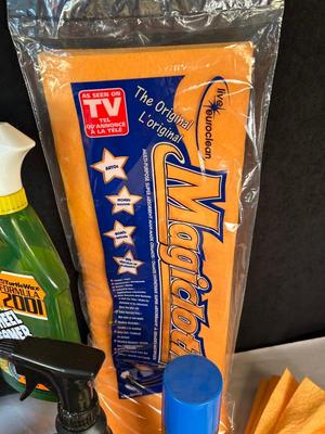 Lot 94. Car Care Supplies and Traffic Cone