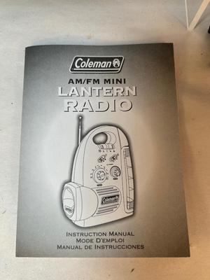 Lot 103. Coleman Lantern/Radio and Flashlight