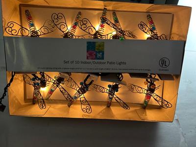 Lot 105. Two Sets of DragonFly Outdoor Lights