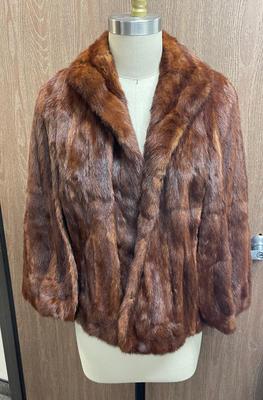 Real Fur Jacket by Olive M Duling furrier approx. size 10