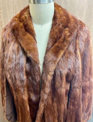 Real Fur Jacket by Olive M Duling furrier approx. size 10