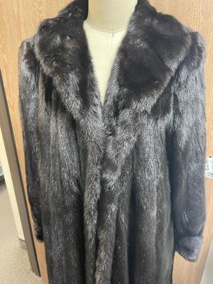 Long Mink Coat from Bizakis Furs, Inc Orange County California with Adolfo Lining real fur