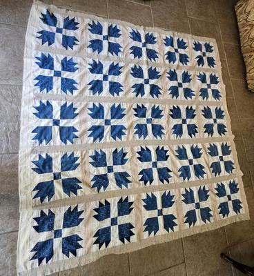 Bear's Paw Quilt Top