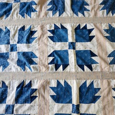Bear's Paw Quilt Top