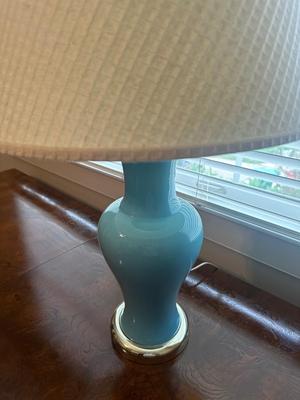Vintage Blue Lamp