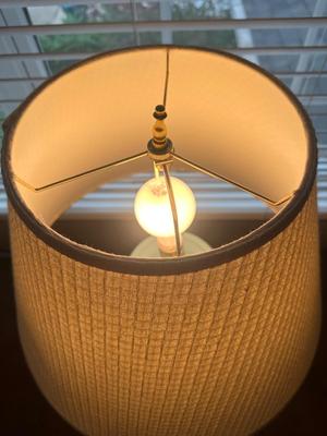 Vintage Blue Lamp