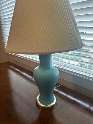 Vintage Blue Lamp
