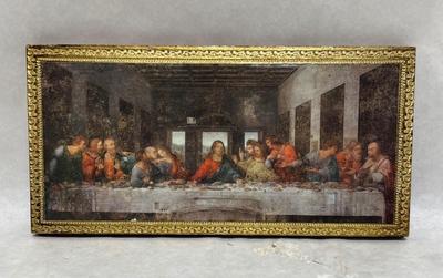 Decoupage-style Reproduction of Leonardo Da Vinci's The Last Supper
