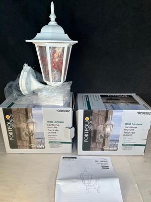 Lot 107. Outdoor Wall Lanterns