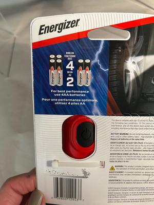 Lot 110. Clip-On Car Fan and New Flashlight