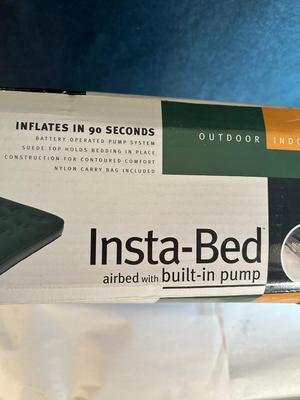 Lot 112. Inflatable Queen Mattress
