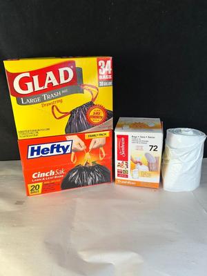 Lot 122. Asst'd Trash Bags