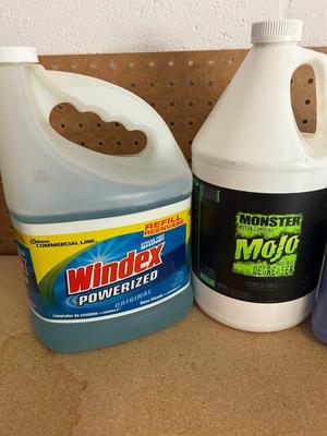 Lot 125. Outdoor Cleaning Products and Floodlghts