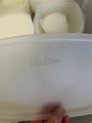 Lot 137. Bin of Food Storage Containers