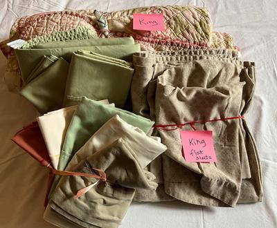 King size group, with pillow cases