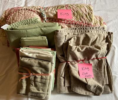 King size group, with pillow cases