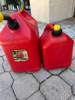 Lot 159. Pair of Gas Cans