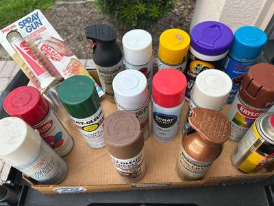 Lot 176. Spray Paint and Spray Lube