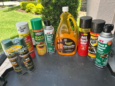 Lot 177. Bug Killer and insect Repellent Citronella Torch Oil