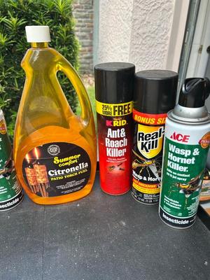 Lot 177. Bug Killer and insect Repellent Citronella Torch Oil