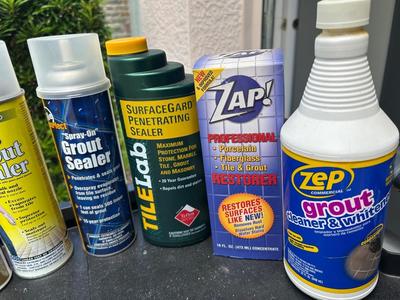 Lot 178. Grout Cleaners and Sealers