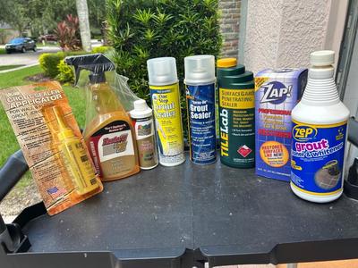 Lot 178. Grout Cleaners and Sealers