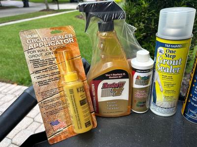 Lot 178. Grout Cleaners and Sealers