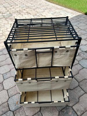 Lot 182. Metal Drawer Rack