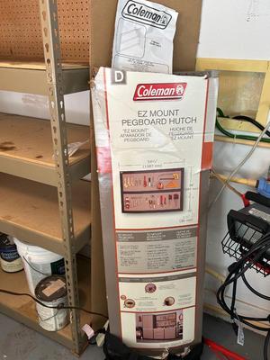 Lot 184. Coleman PegBoard & Frame