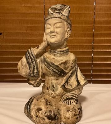 Vintage Oriental Stone Statue
