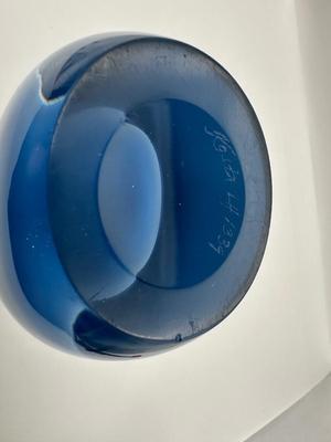 KOSTA Swedish Art Glass Vase, Signed (See Details)