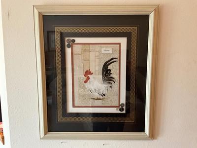 Framed Rooster #2