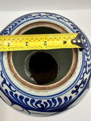 1860 Antique Blue and White Vase